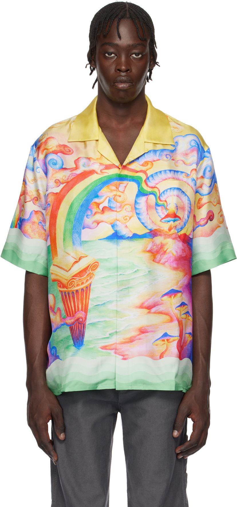 Риза Casablanca Casablanca Multicolor Nature's Teacher Shirt undefined | U-MPS25-SH-003-04