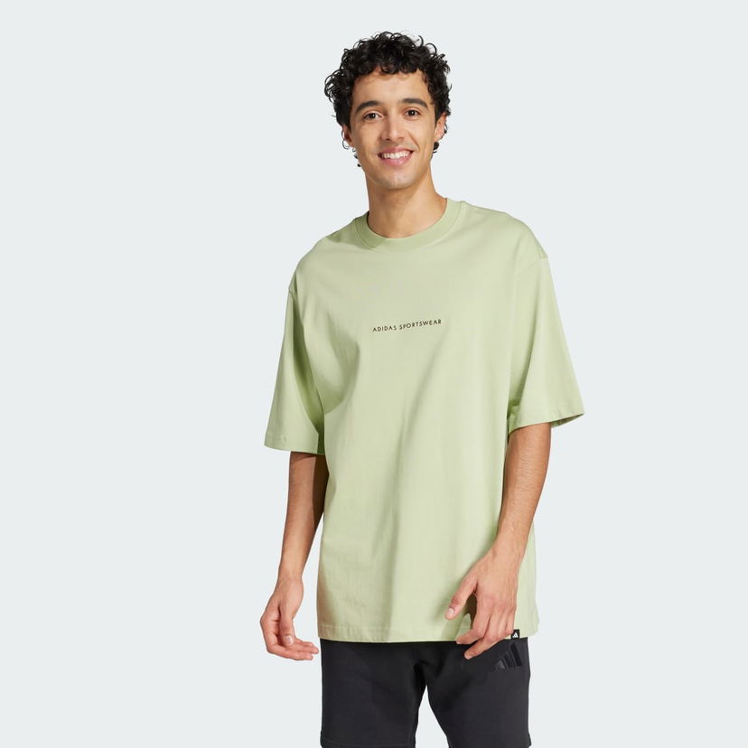 Тениска adidas Performance Codes Doodle Camp Graphic Tee Зелено | JJ3970
