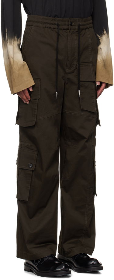 Карго панталони Feng Chen Wang Feng Chen Wang Cotton Cargo Pants Зелено | FMF18TR11, 1