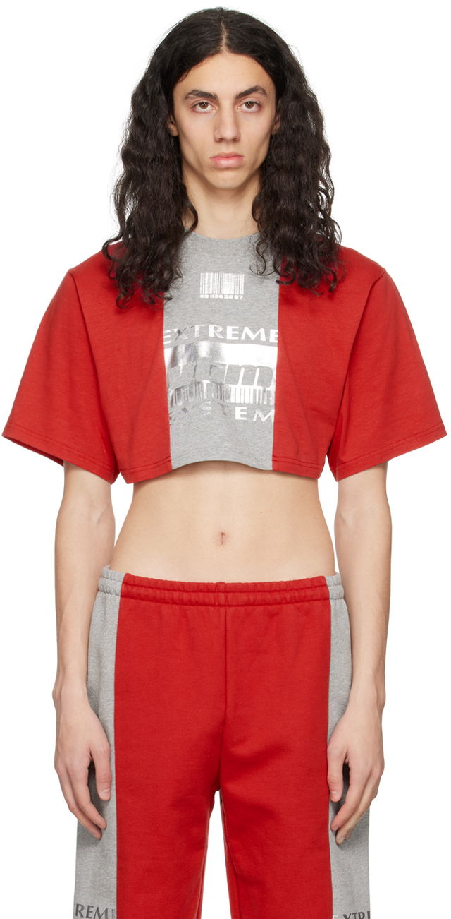 'Extreme System' Crop T-Shirt