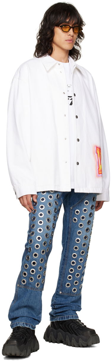 Яке We11done We11done Printed Denim Jacket Бяло | WD-DJ3-22-312-U-WH, 3