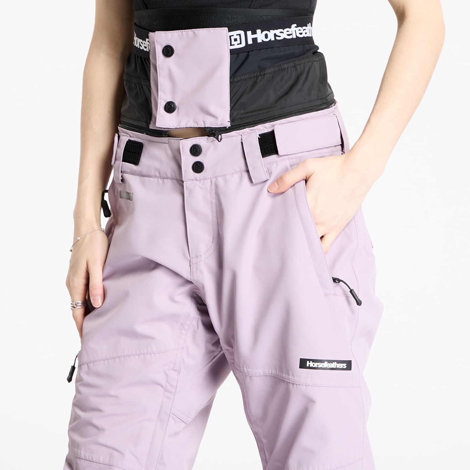 Панталони Horsefeathers Horsefeathers Lotte II Shell Pants Лилаво | OW225E, 1