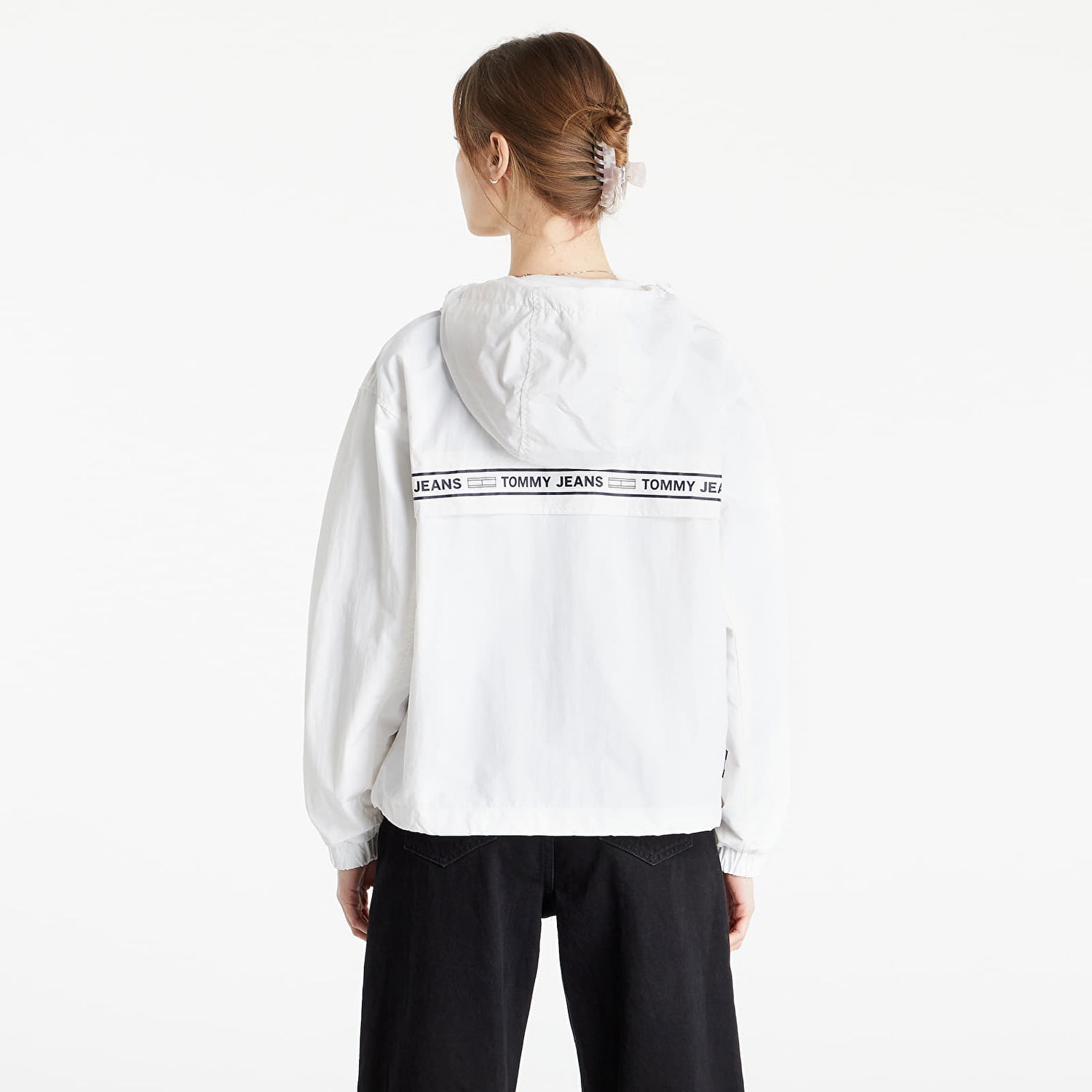 Ветровка Tommy Hilfiger Chicago Tape Windbreaker Бяло | DW0DW13015 YBR, 1