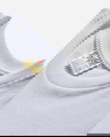 Тениска BAPE College T-Shirt Бяло | 1L80110001 WHITE, 3