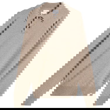 Поло тениска NORSE PROJECTS Standard Merino Lambswool Polo Бежово | N45-0621-2053, 1