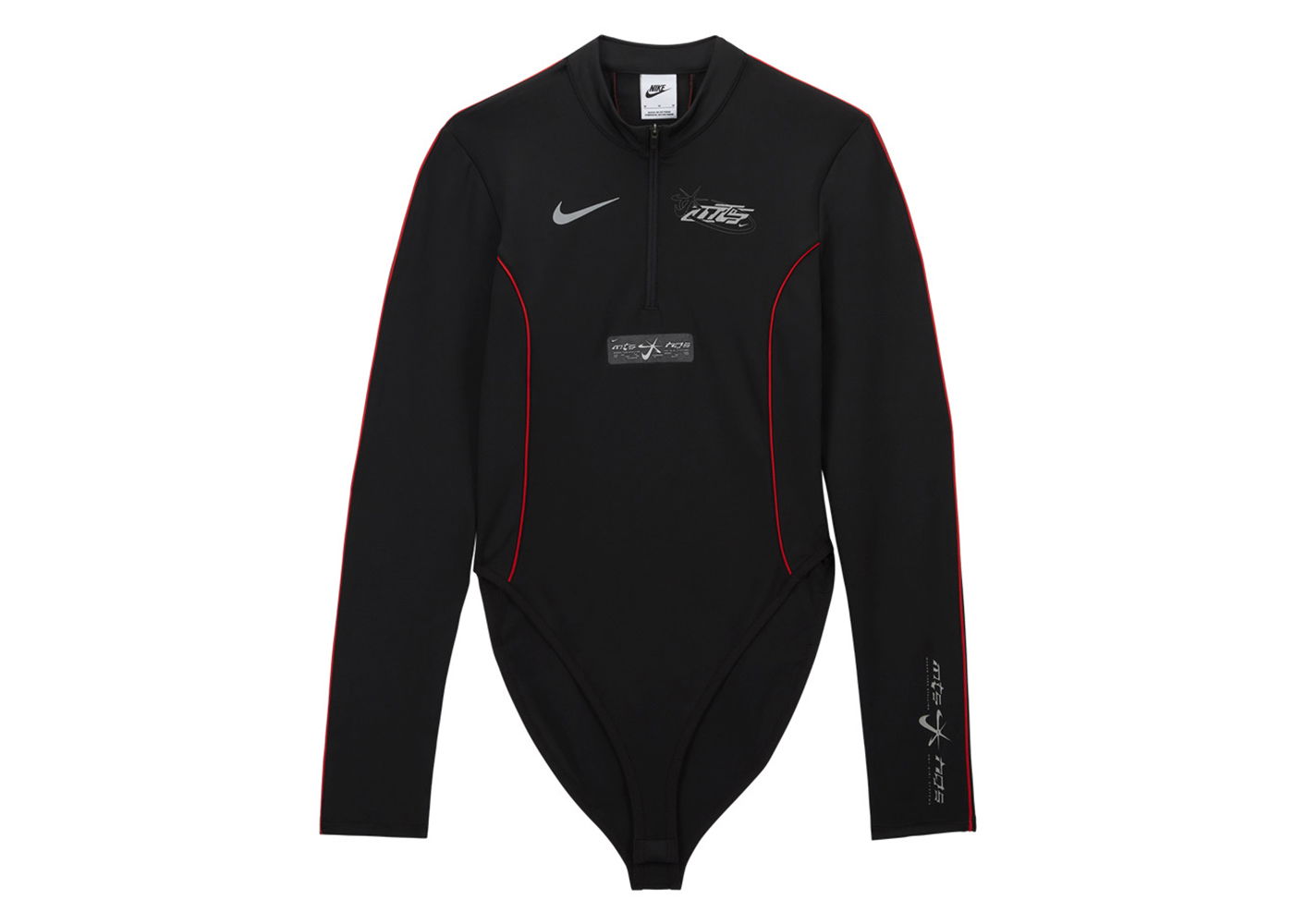 боди Nike Long-Sleeve Bodysuit Черно | FZ0469-010, 0