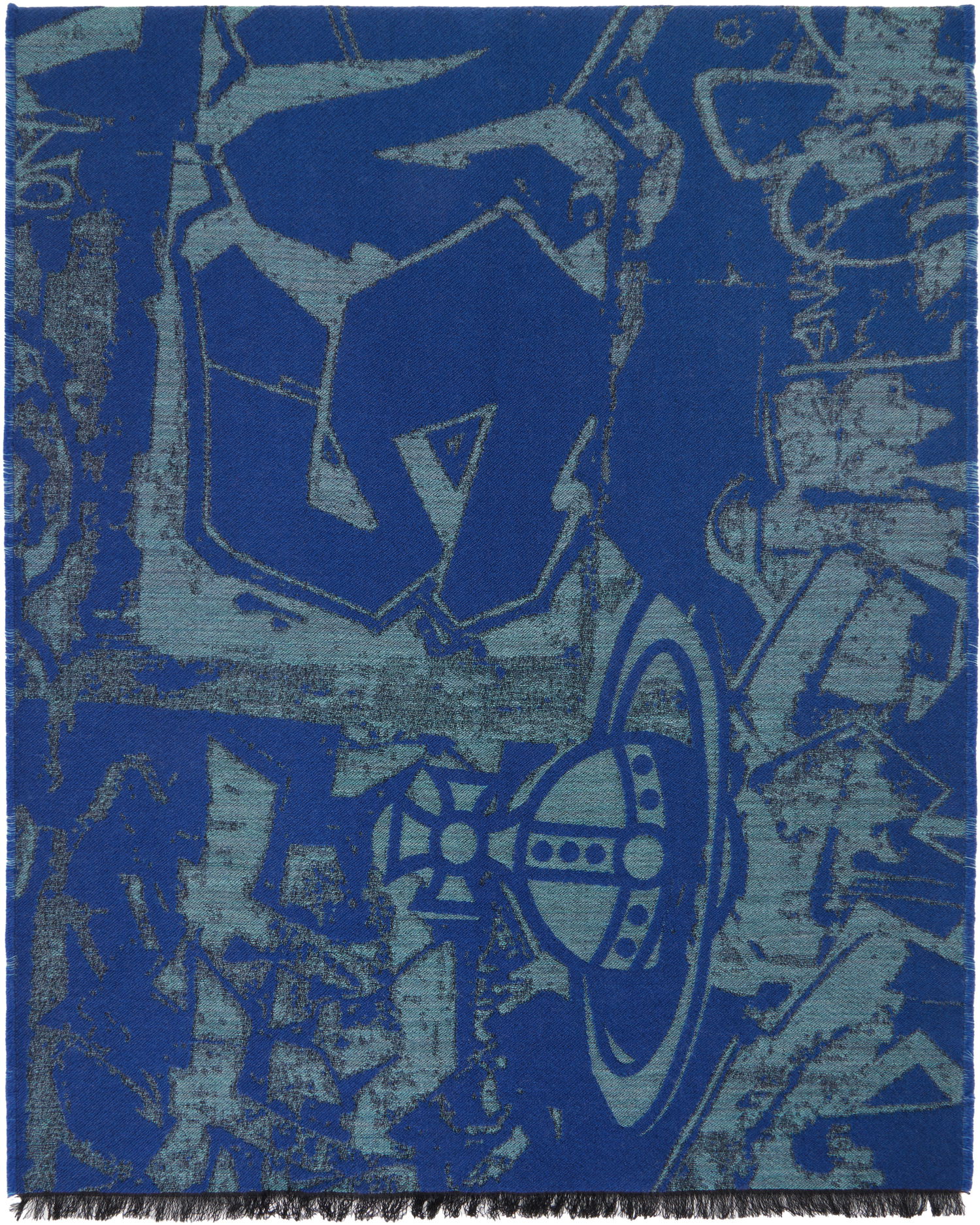 Шал Vivienne Westwood Graffiti Scarf Синьо | 8103014R-W00Z8-, 0