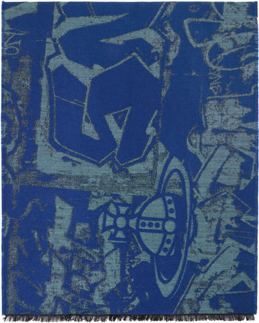 Шал Vivienne Westwood Graffiti Scarf Синьо | 8103014R-W00Z8-, 0