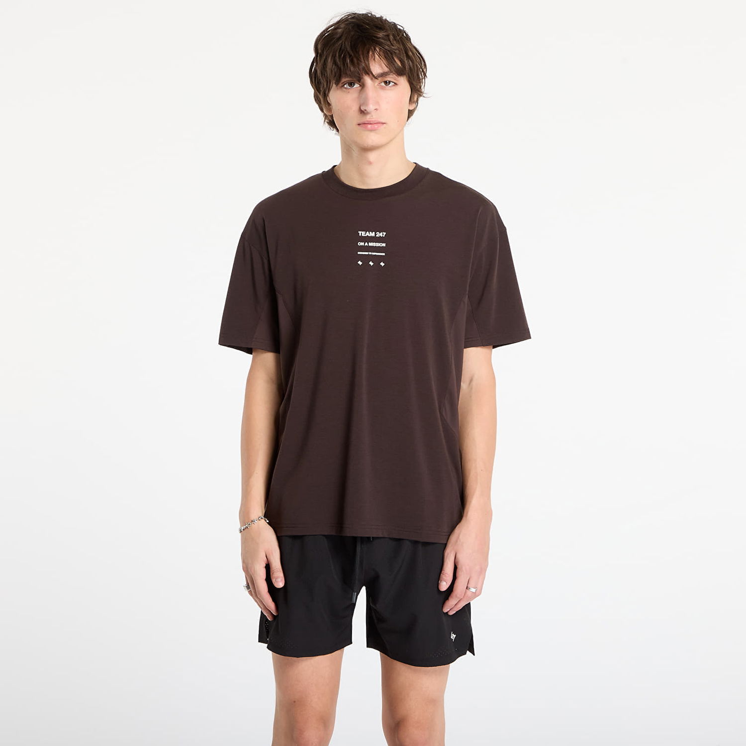 Тениска Represent Clo 247 Uprising Oversized T-Shirt Кафяво | 247M100029-17, 0