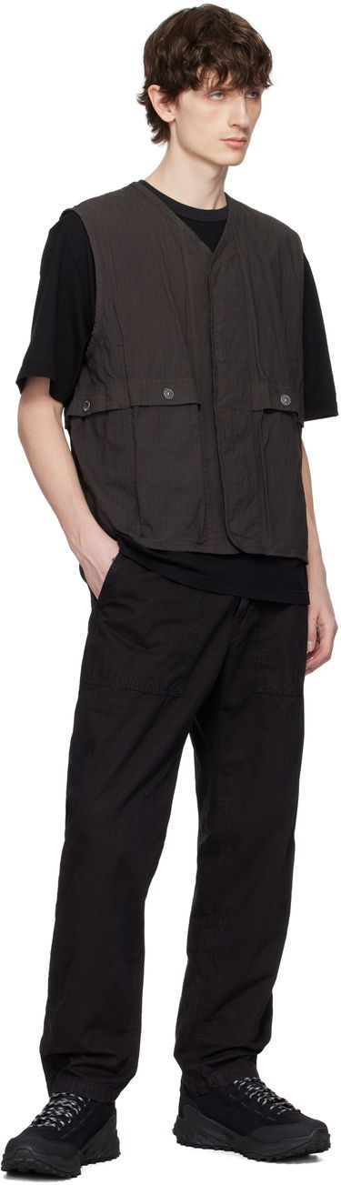 Карго панталони Stone Island Stone Island Brushed Organic Cotton Canvas Old Effect Trousers Черно | K1S15 3100023 S00WA, 3
