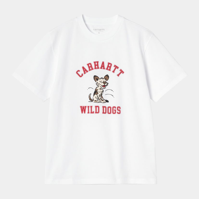 Тениска Carhartt WIP WIP Wild Dog Short Sleeve T-Shirt Бяло | I035487_5