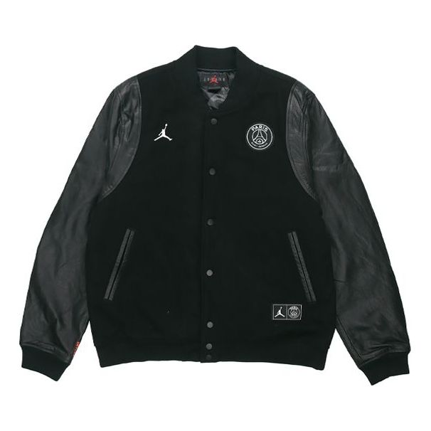 Яке бомбър Jordan Paris Saint-Germain Varsity Jacket Черно | BQ8364-010, 0