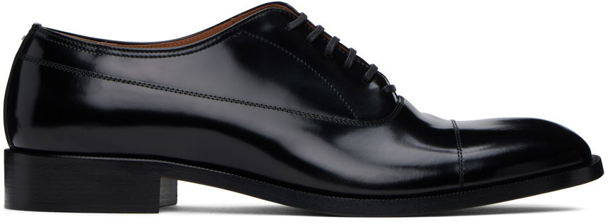 Кецове и обувки Maison Margiela Waxed Leather Oxfords Черно | S37WQ0320 P3827, 0