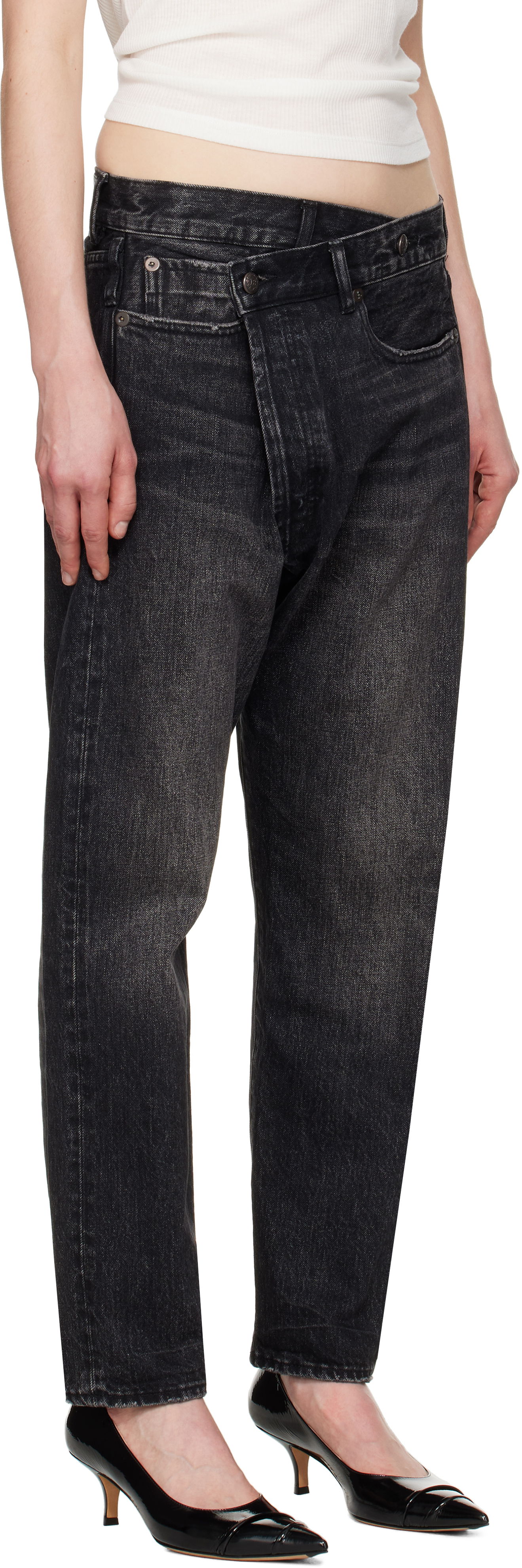 Дънки R13 R13 Crossover Jeans Черно | R13W2048-D274A, 1