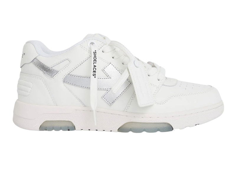 Кецове и обувки Off-White Out Of Office OOO Low Tops White Silver Бяло | OMIA189F23LEA0090172, 0
