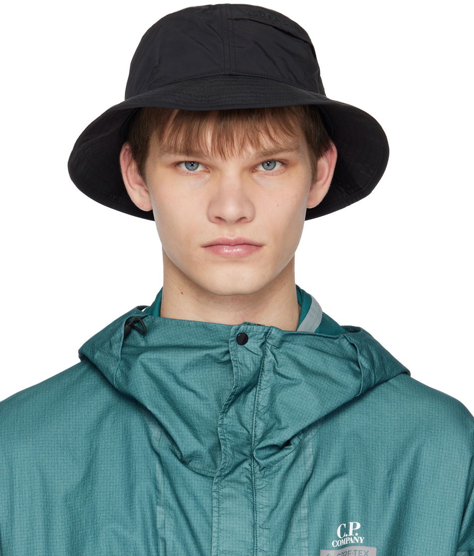 Шапка C.P. Company Pocket Bucket Hat Черно | 14CMAC206A- 005904A, 0