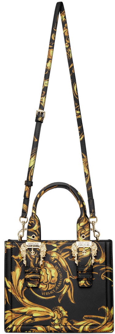 Голяма пазарска чанта Versace Versace Jeans Couture Regalia Baroque Tote Bag Черно | E72VA4BFME71880, 3
