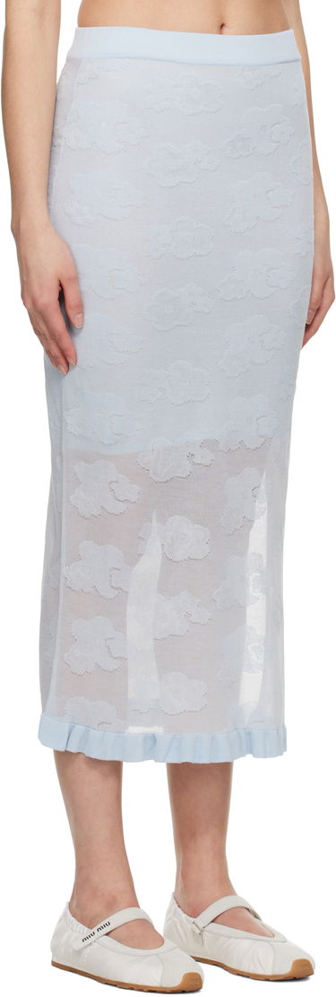 Пола Cecilie Bahnsen Cecilie Bahnsen Pegonia Midi Knit Skirt Синьо | 1.25KNI50005 PEGONIA SKIRT, 1