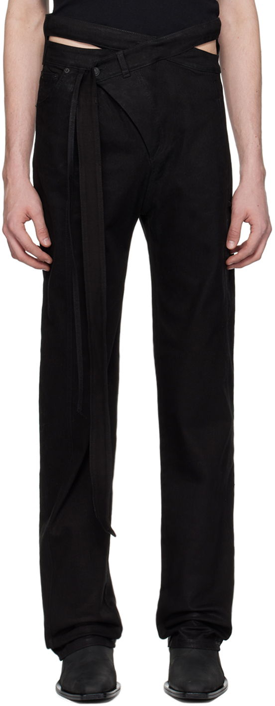 Панталони и дънки Ottolinger Ottolinger Signature Wrap Jeans Черно | 1700203E, 0