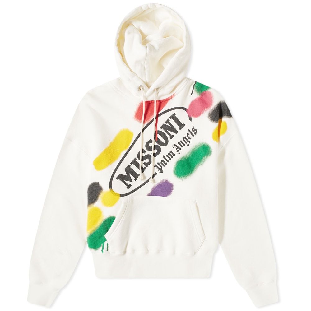 Суитчър Palm Angels X Missoni Sport Popover Hoody Бяло | PMBB058F21FLE0140110, 0