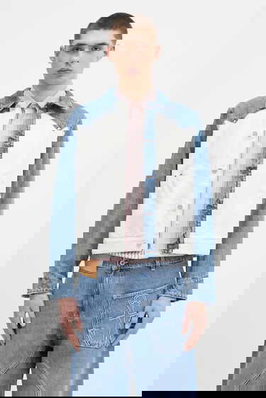 Яке Aries Aries Patchwork Western Carpenter Jacket Синьо | AR7030503, 0