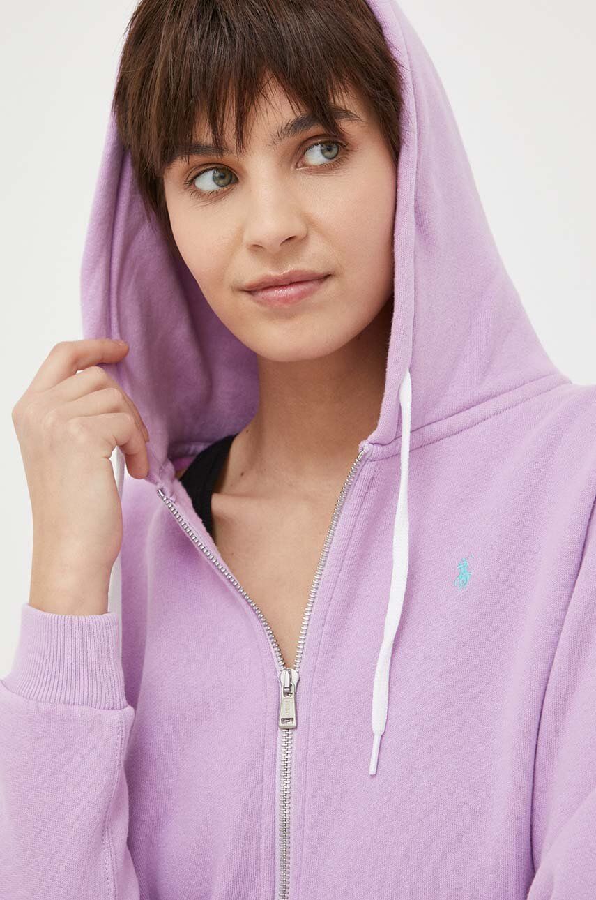 Суитчър Polo by Ralph Lauren Full-Zip Hoodie Лилаво | 211891559, 0