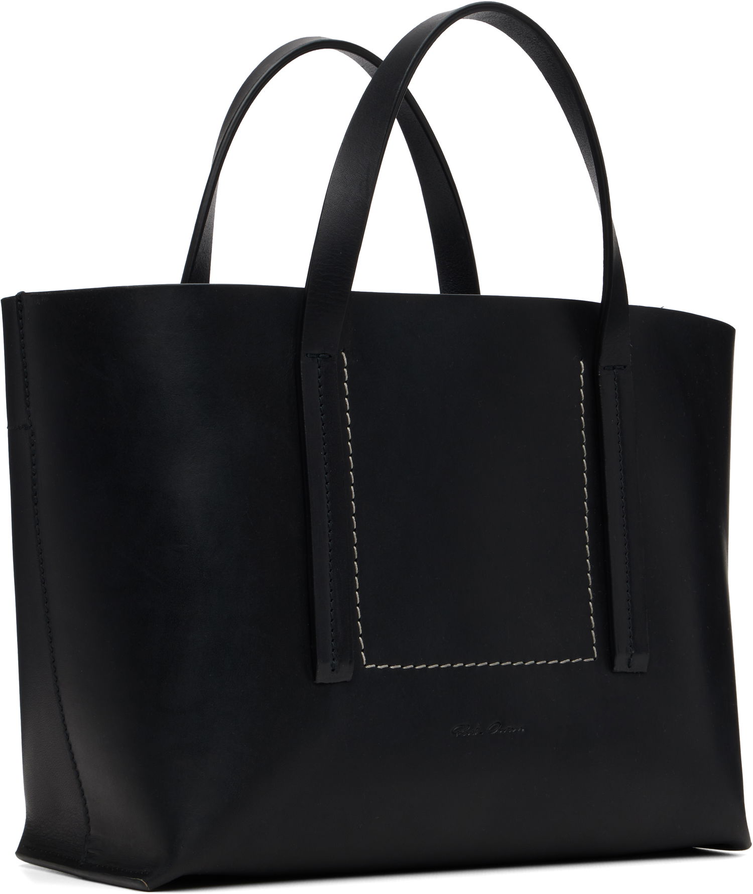 Голяма пазарска чанта Rick Owens Rick Owens Concordians Mini Shopper Tote Черно | RA02E0764 LGE, 1