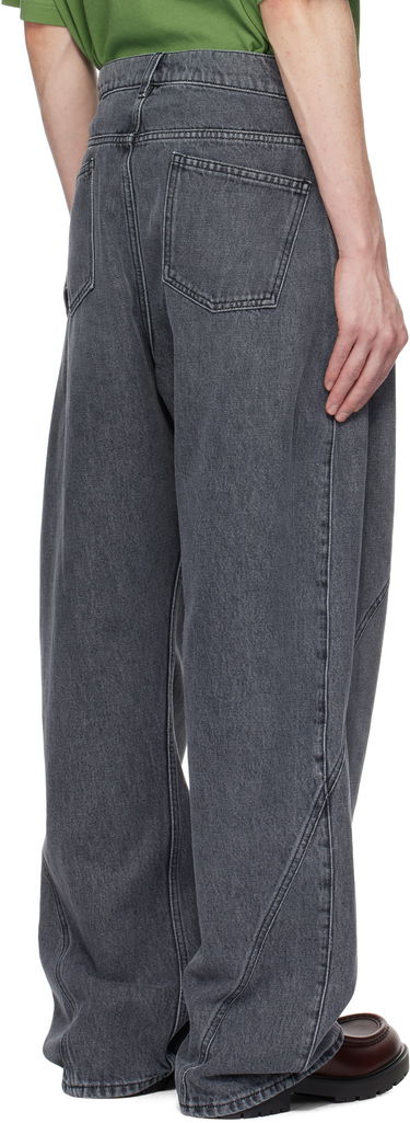 Дънки JW Anderson JW Anderson Twisted Workwear Denim Jeans Сиво | DT0110-PG1745, 2
