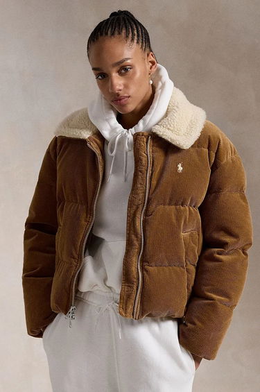 Пухо яке Polo by Ralph Lauren Corduroy Puffer Jacket Кафяво | 211947668, 0