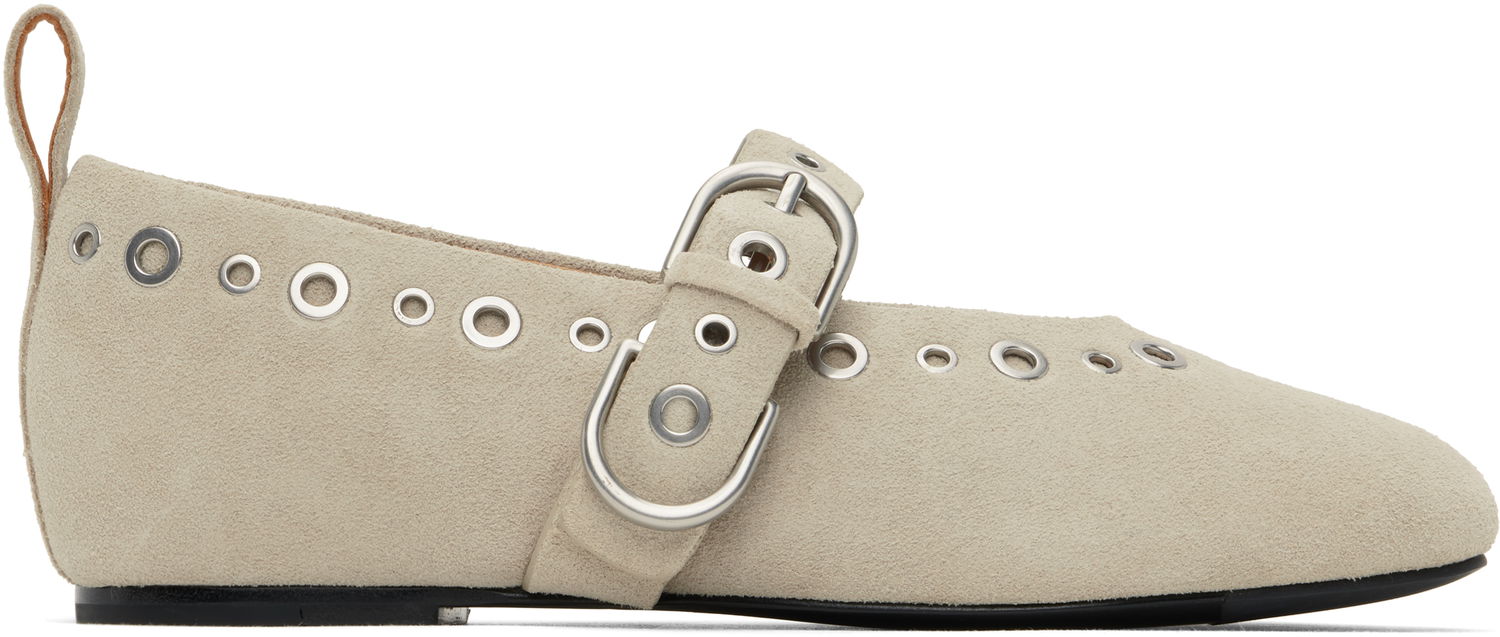 Облекло rag & bone rag & bone Spire Mary Jane Ballerina Flats Бежово | WFF24HF1008SU08, 0