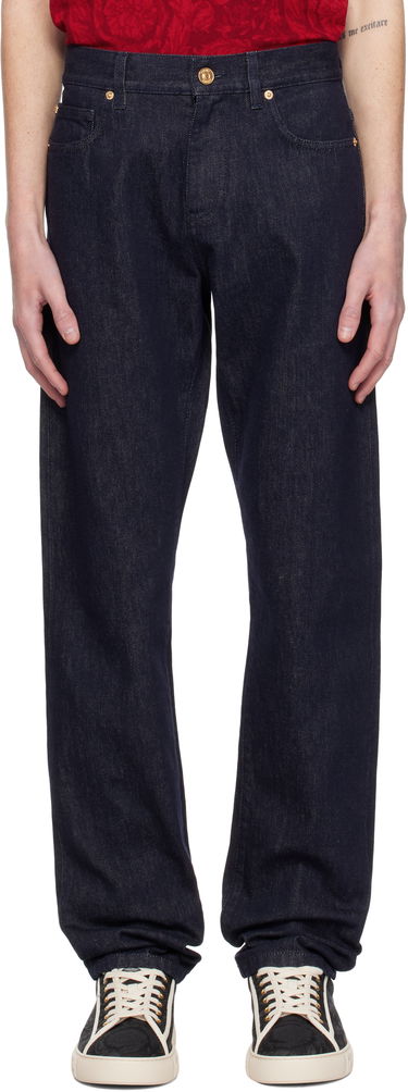 Дънки Versace Relaxed-Fit Jeans Тъмно синьо | 1015844_1A12477, 0