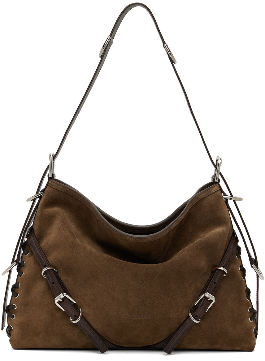 Чанта през рамо Givenchy Medium Voyou Corset Bag Кафяво | BB50XXB1W8220, 0