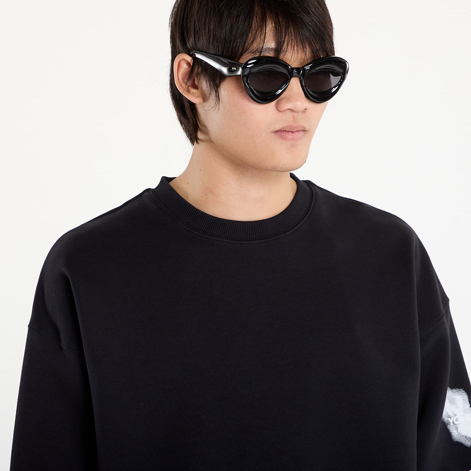 Суитчър Y-3 Y-3 Graphic Crew Sweatshirt Черно | JX4749, 1