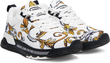 Кецове и обувки Versace Versace Jeans Couture Outline Barocco Dynamic Бяло | E78YA3SA1_EZSC64, 3