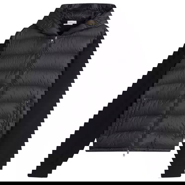 Яке Moncler Hybrid Zip Through Hooded Jacket, Size Large Черно | 9B000-06-M1131-776, 0