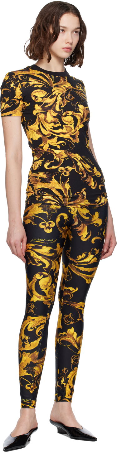 Клинове Versace Versace Jeans Couture Barocco Lycra Leggings Черно | E79HAC101_EJS501, 3