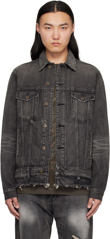 Яке We11done We11done Denim Trucker Jacket Сиво | WD-DJ0-25-308-U-BK, 0