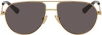 Split Pilot Metal Sunglasses