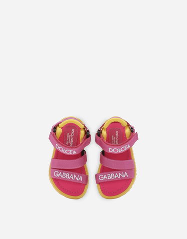 Кецове и обувки Dolce & Gabbana Dolce & Gabbana Gros-grain Sandals For First Steps (19-26) Многоцветен | DL0076AB0288K200, 3