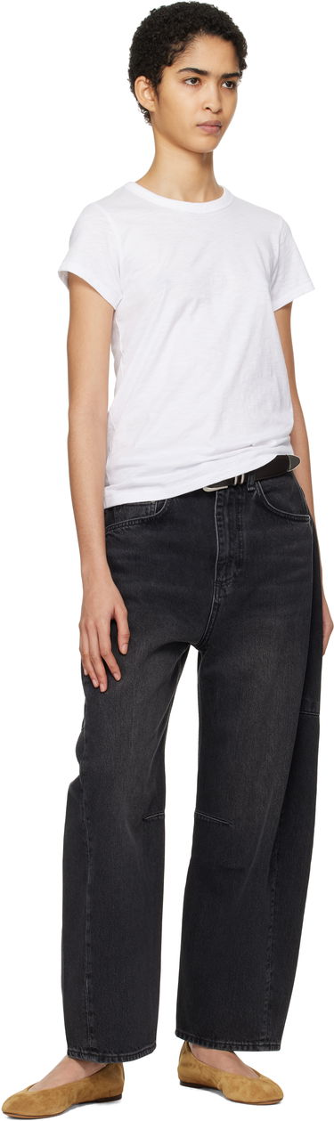 Дънки rag & bone rag & bone 'The Charlie' High-Rise Barrel Jeans Черно | WDD24F2994ACBS, 3