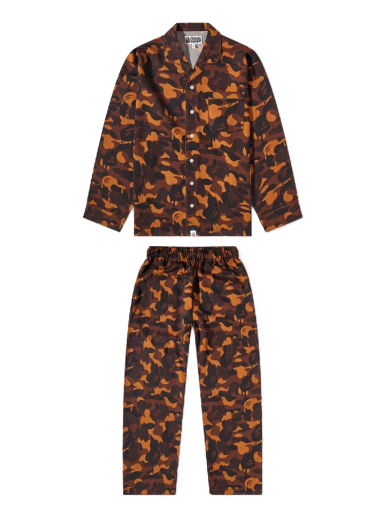 Пижама BAPE Chocolate Camo Pajamas Brown Кафяво | 001UWJ201001F-BRW