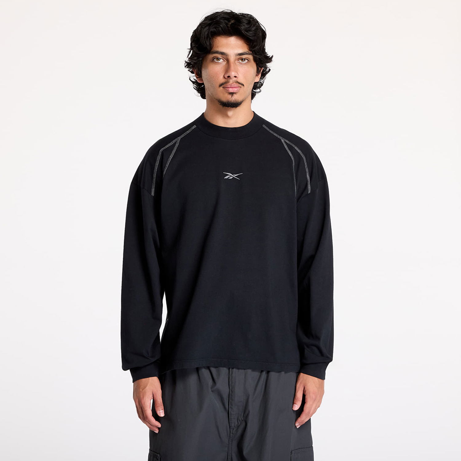 Тениска Reebok Long Sleeve Uniform Tee UNISEX Black Shadow Черно | RMAB003C99FLE0011000, 0