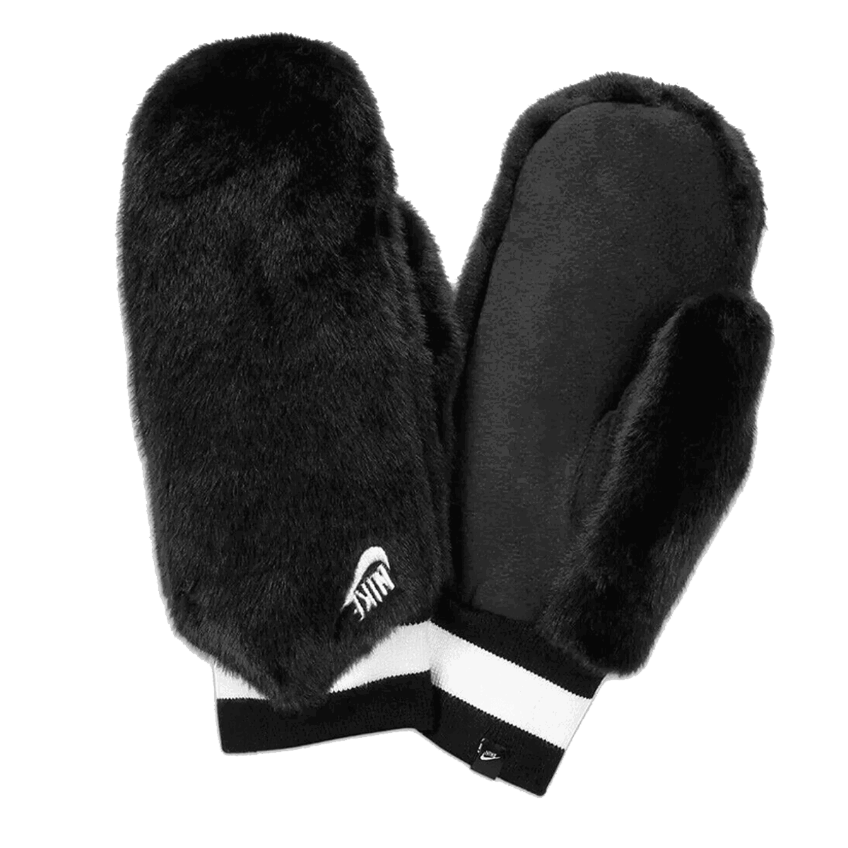 Ръкавици Nike Warm Faux Fur Striped Cuff Mittens Черно | N.100.2626.091.XS, 0