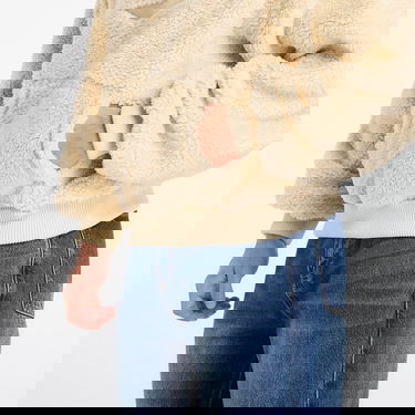 Суитчър Karl Kani Cursive Varsity Teddy Os Hoodie Бежово | PD00008925, 4