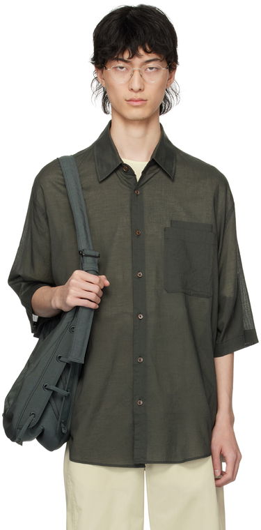 Риза LEMAIRE Lemaire Double Pocket Shirt Зелено | SH1079 LF1202, 0