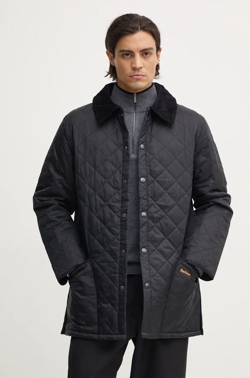 Пухо яке Barbour Quilt Jacket Черно | MQU0001