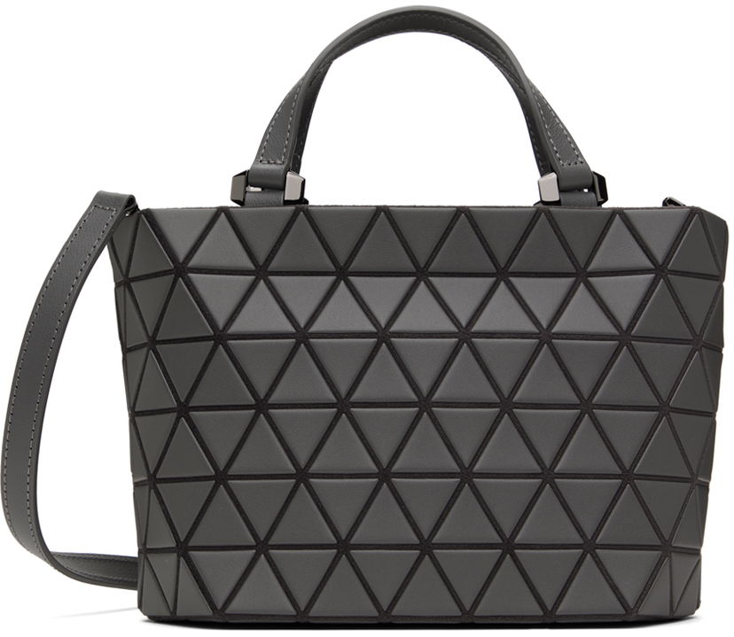 Голяма пазарска чанта BAO BAO ISSEY MIYAKE Geometric Pattern Tote Bag Сиво | BB48AG313