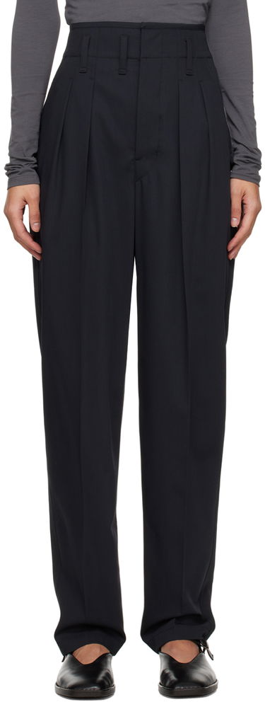 Панталони LEMAIRE LEMAIRE Pleated Trousers Черно | PA1084 LF1210, 0