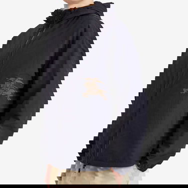 Ветровка Burberry Burberry Flagpole Knit Nylon Windbreaker, Size Large Тъмно синьо | 8104913-C1765, 5