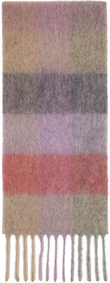 Шал Acne Studios Check Scarf Оранжево
 | CA0084-, 1